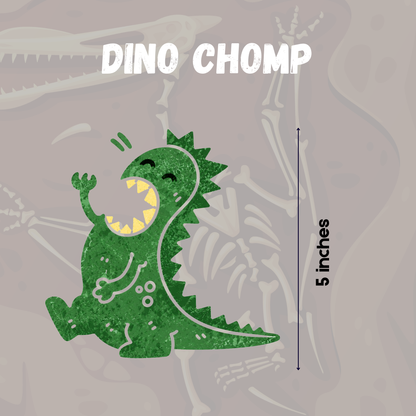 Dino Chomp | Laptop Makeover Pack | Hard Surface Patches Set