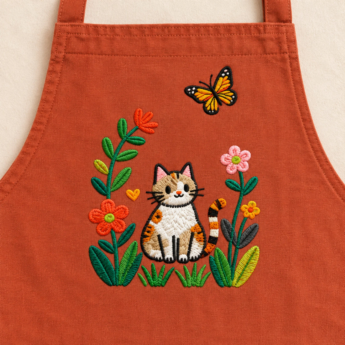 Furr & Petals embroidery-look iron-on patch | Thread Theory