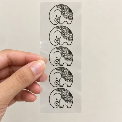 Hathi Royale embroidery-look iron-on patch | Thread Theory