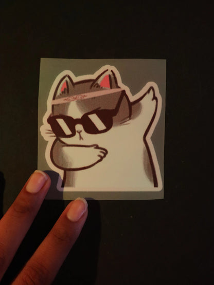 Meow Mode: ON | Iron on patch | Kitty Cat
