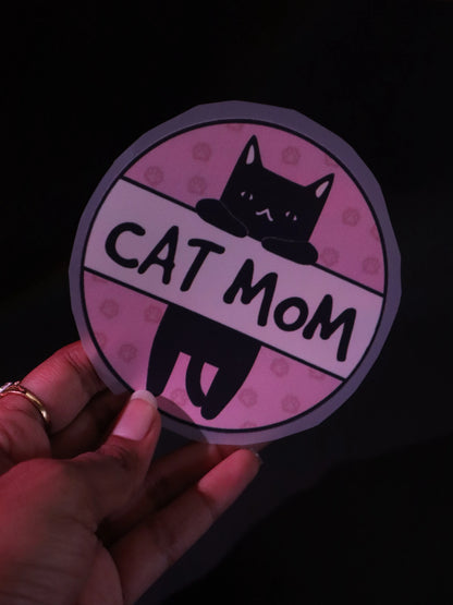 Cat Mom | Iron on patch | Kitty Cat