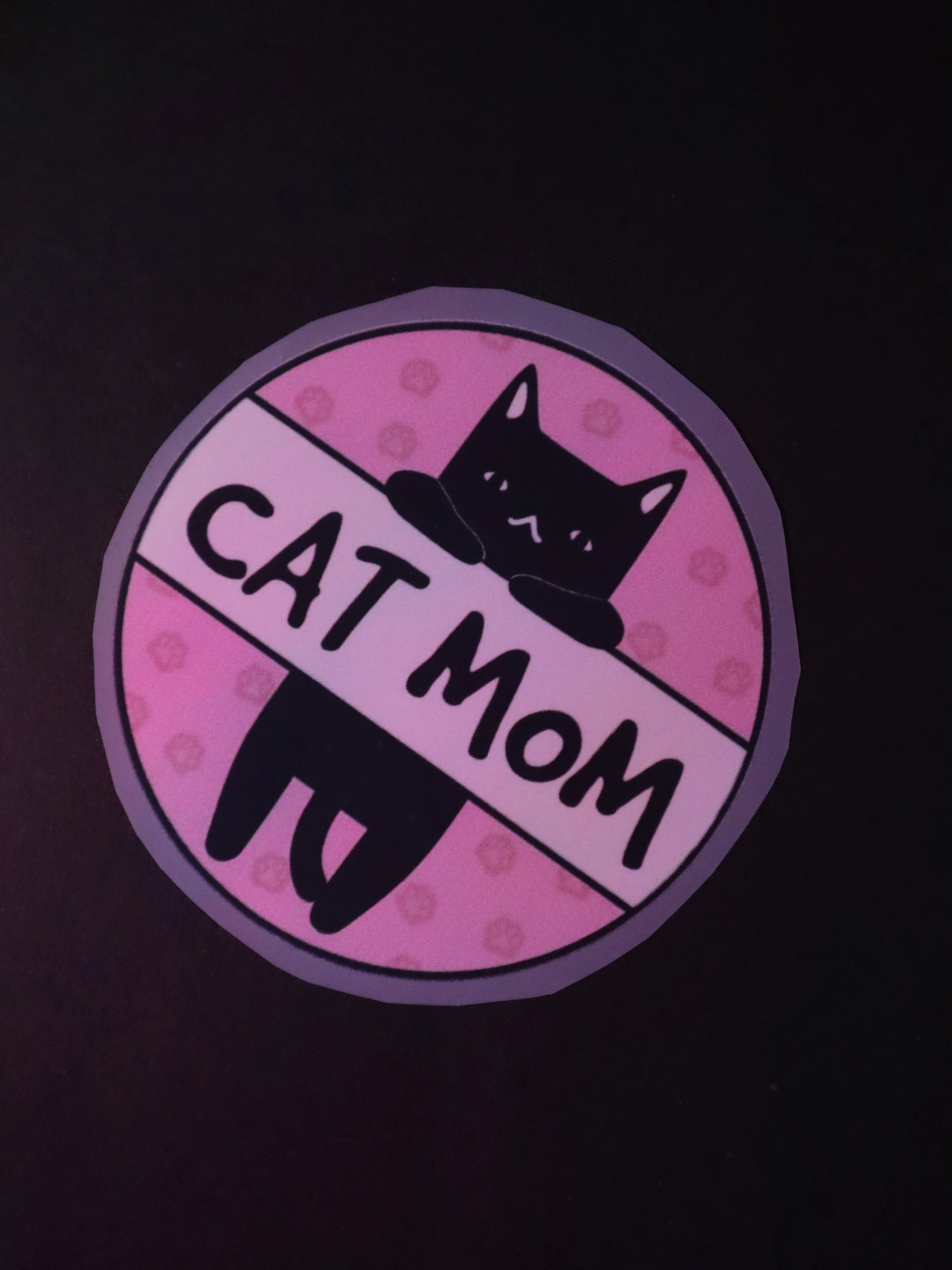 Cat Mom | Iron on patch | Kitty Cat