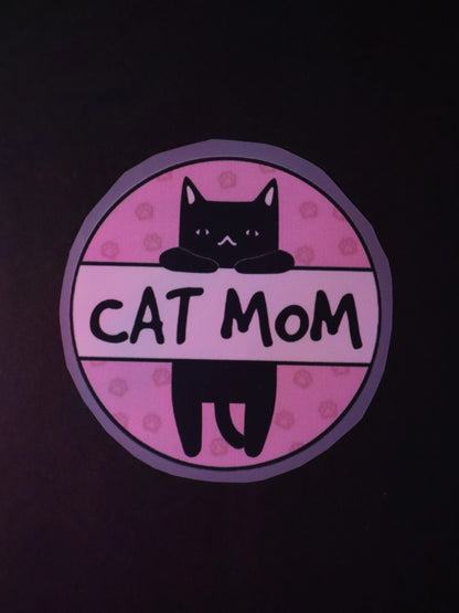 Cat Mom | Iron on patch | Kitty Cat