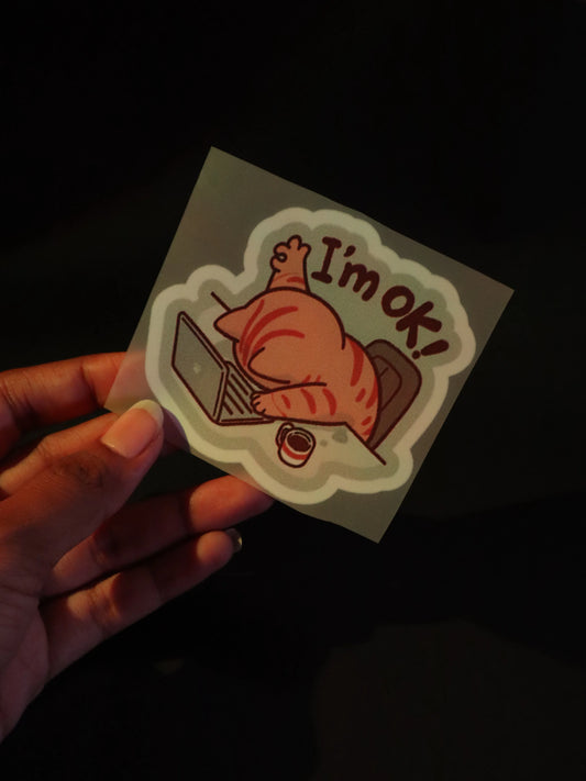 Ctrl + Alt + Nap | Iron on patch | Kitty Cat