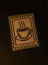Cup of Post | Iron on patch | Coffee Mood Club