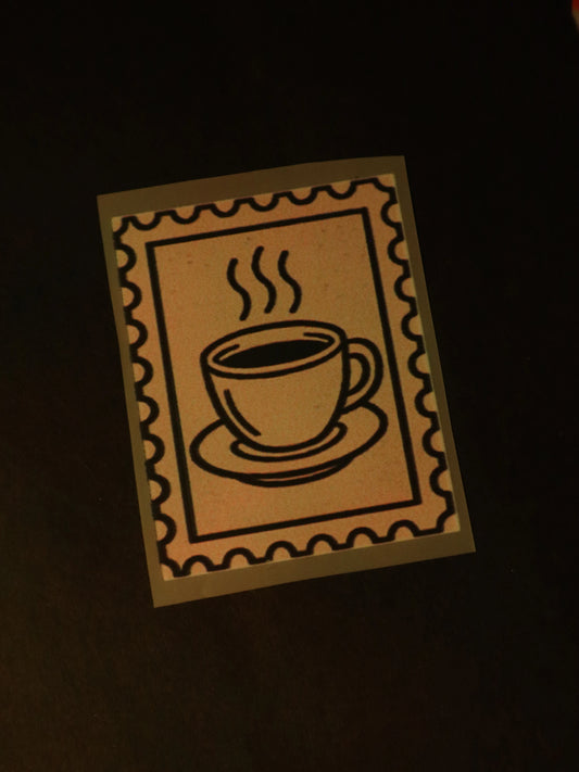Cup of Post | Iron on patch | Coffee Mood Club