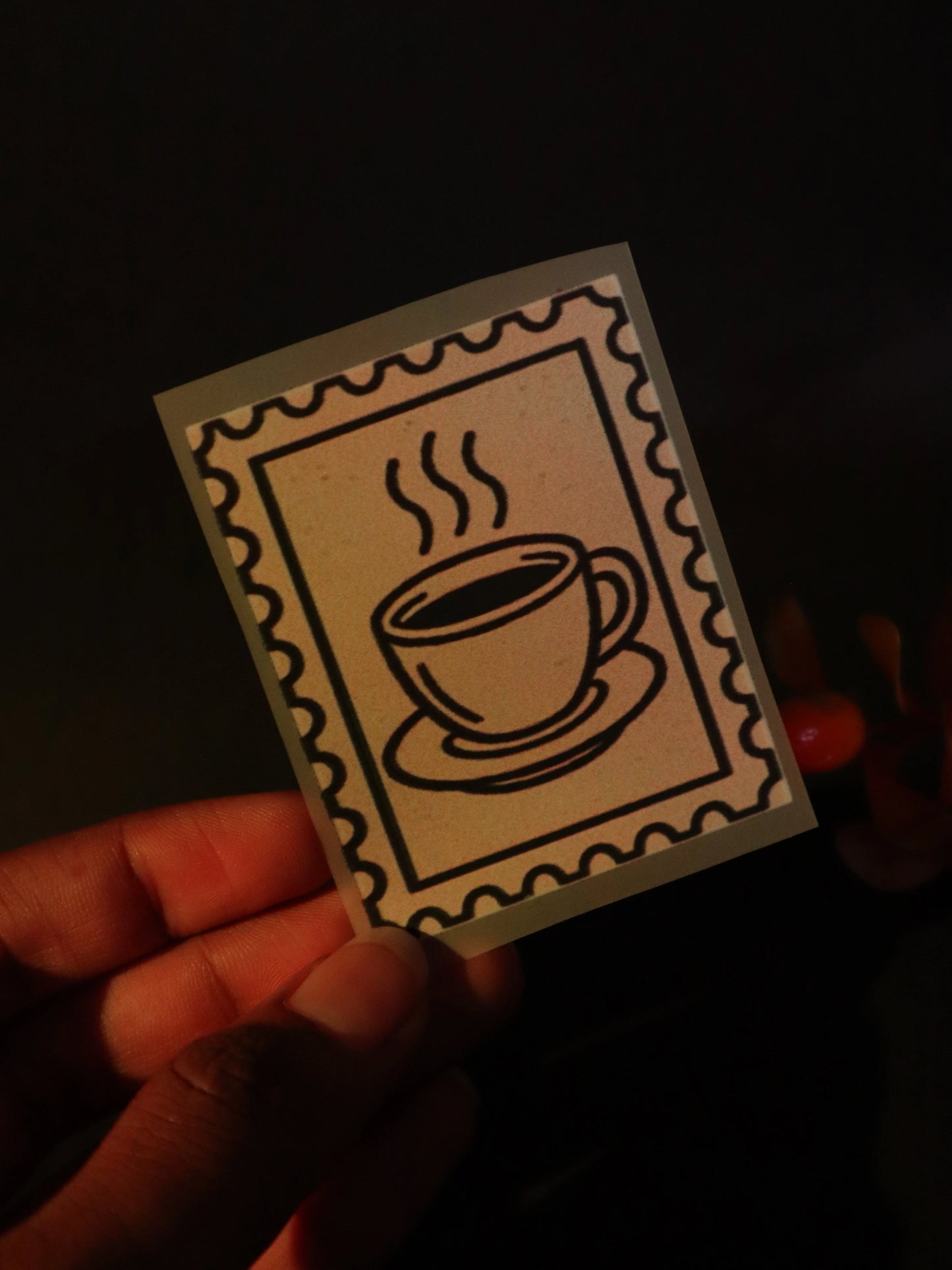 Cup of Post | Iron on patch | Coffee Mood Club