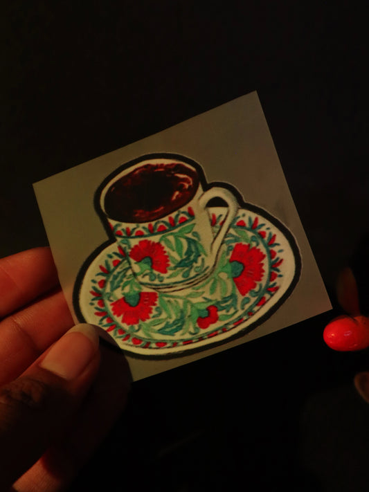 Royal Sip | Iron on patch | Coffee Mood Club