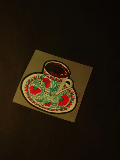 Royal Sip | Iron on patch | Coffee Mood Club