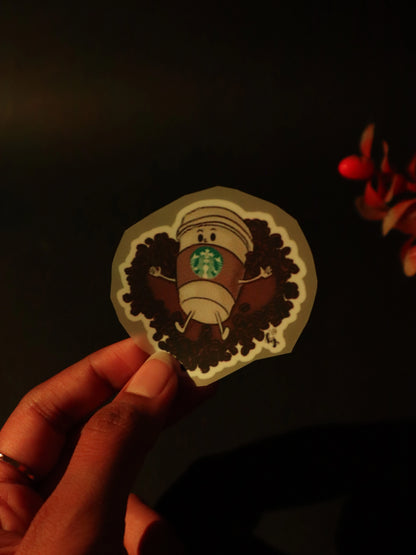 Starbrewed | Iron on patch | Coffee Mood Club