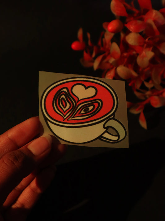 Cuppy Vibes | Iron on patch | Coffee Mood Club