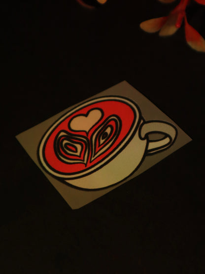 Cuppy Vibes | Iron on patch | Coffee Mood Club