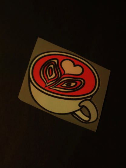Cuppy Vibes | Iron on patch | Coffee Mood Club