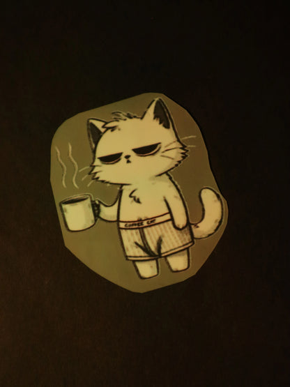 Catpuccino | Iron on patch | Coffee Mood Club