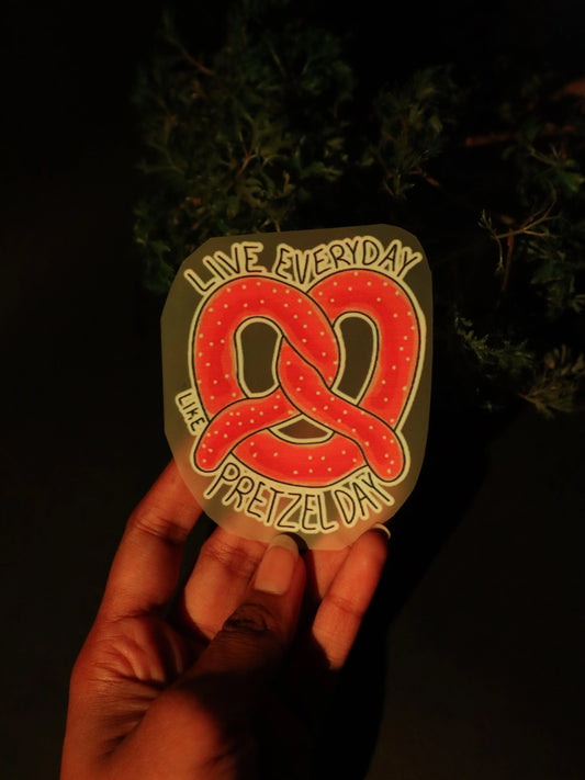 Pretzel Day | Iron on patch | The Dundie Pack