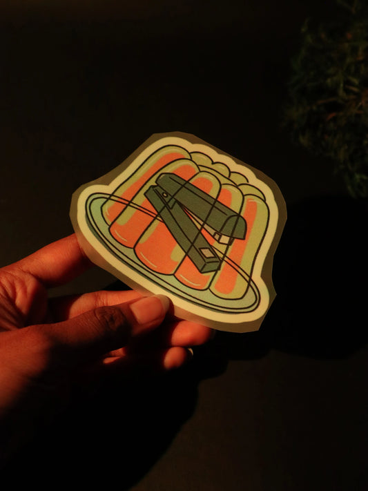 Stapled in Jelly | Iron on patch | The Dundie Pack