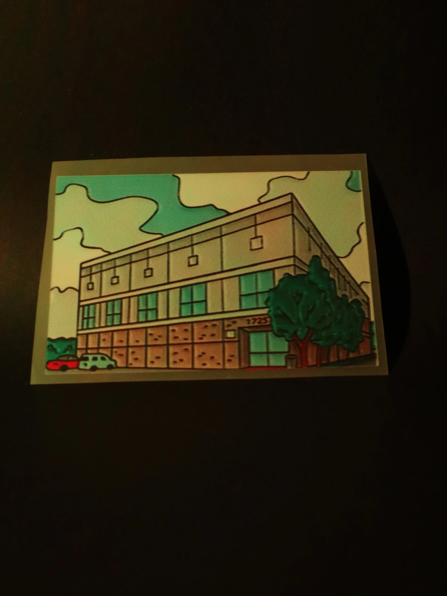 1725 Slough Avenue | Iron on patch | The Dundie Pack