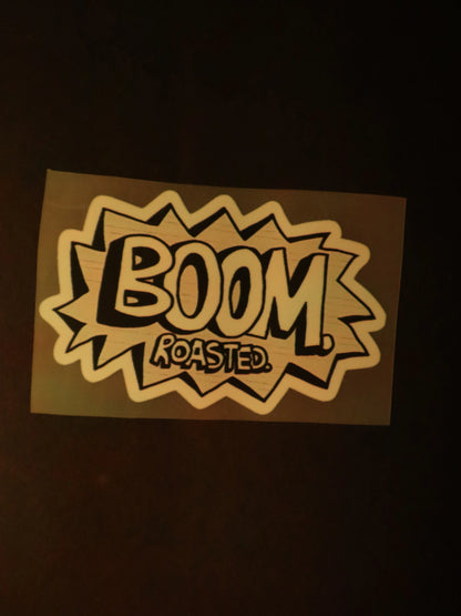 Boom, Roasted! | Iron on patch | The Dundie Pack