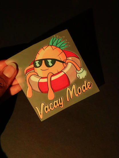 Chillin’ Ananas | Iron on patch | Vacay Mode