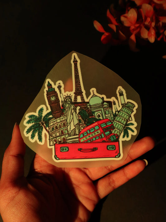 Pack That World | Iron on patch | Vacay Mode