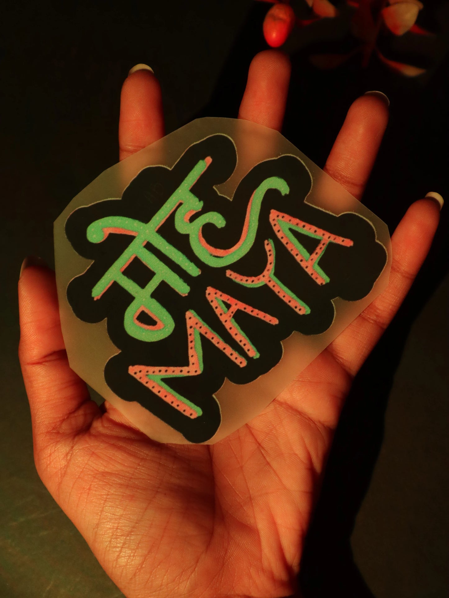 मोह MAYA | Iron on patch | No Chill Club