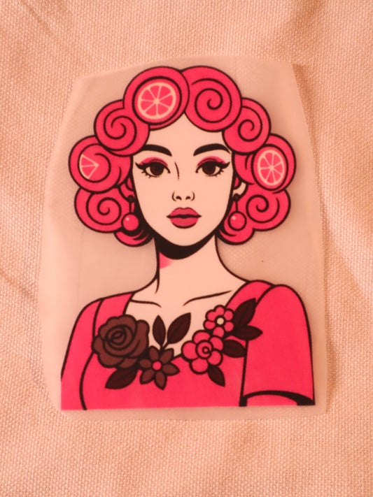 Berry Bombshell | Iron-on Patch | Girlie Pop
