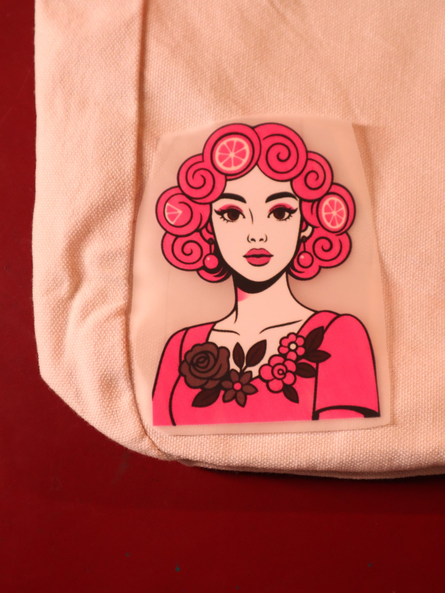 Berry Bombshell | Iron-on Patch | Girlie Pop