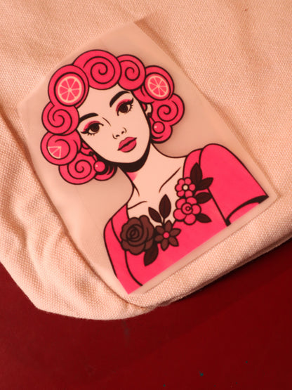 Berry Bombshell | Iron-on Patch | Girlie Pop