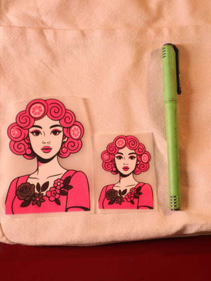 Berry Bombshell | Iron-on Patch | Girlie Pop