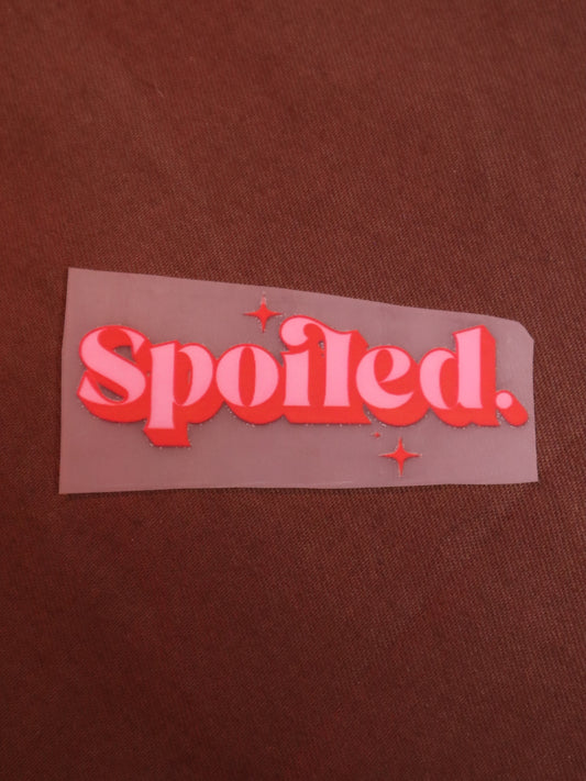 Spoiled | Iron-on Patch | Bindaas Bol