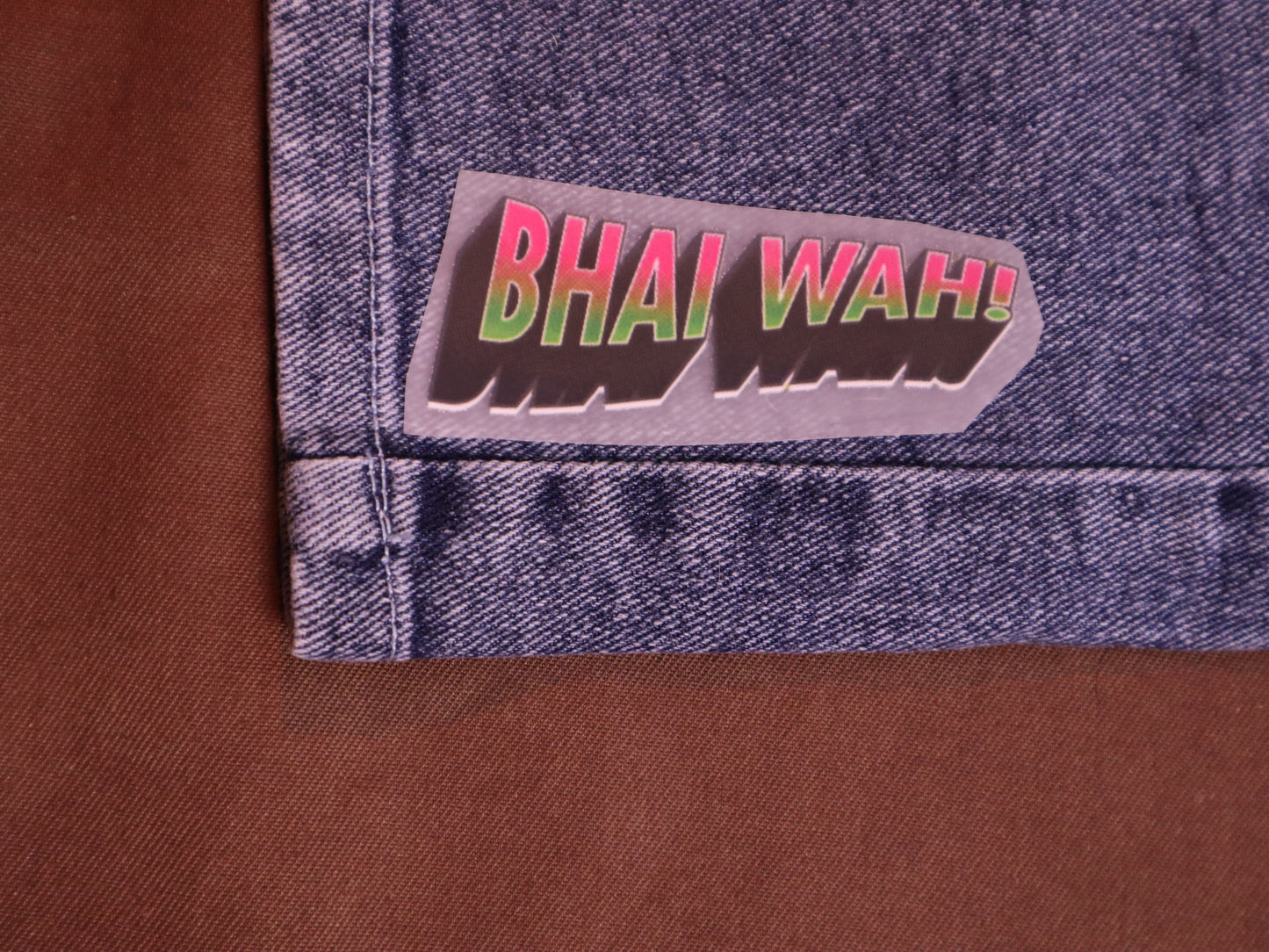 Bhai Wah! | Iron-on Patch | Bindaas Bol