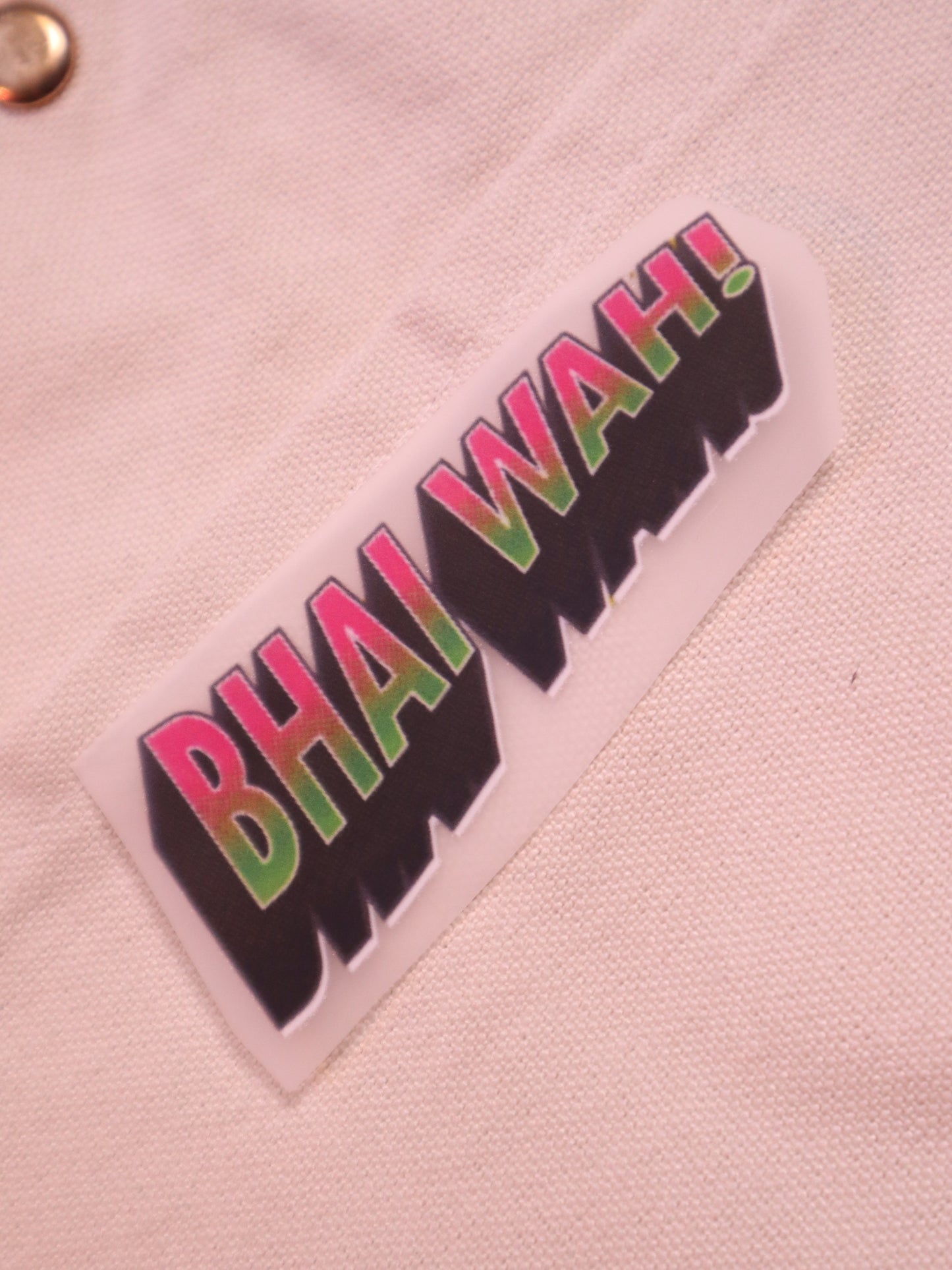 Bhai Wah! | Iron-on Patch | Bindaas Bol
