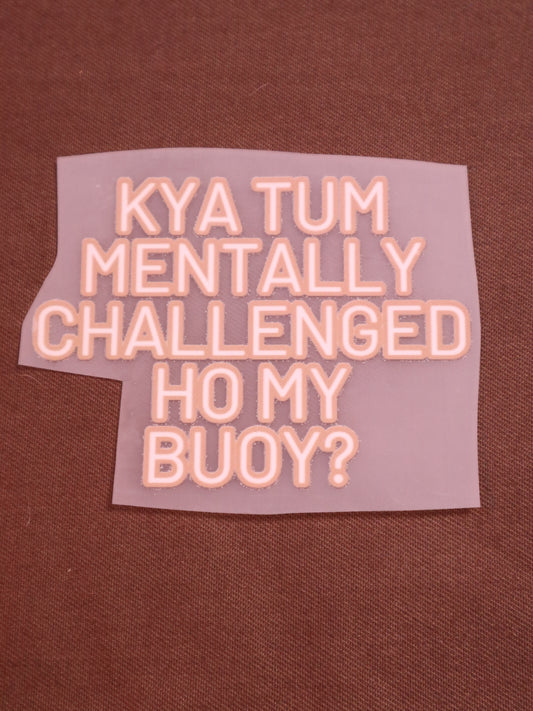 My Buoy Energy 🚤😂 | Iron-on Patch | Bindaas Bol