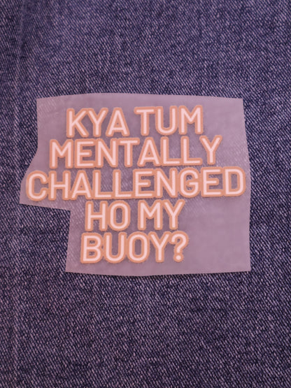 My Buoy Energy 🚤😂 | Iron-on Patch | Bindaas Bol