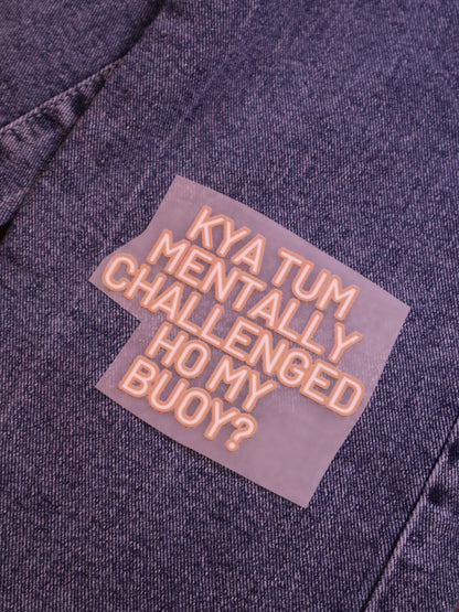 My Buoy Energy 🚤😂 | Iron-on Patch | Bindaas Bol