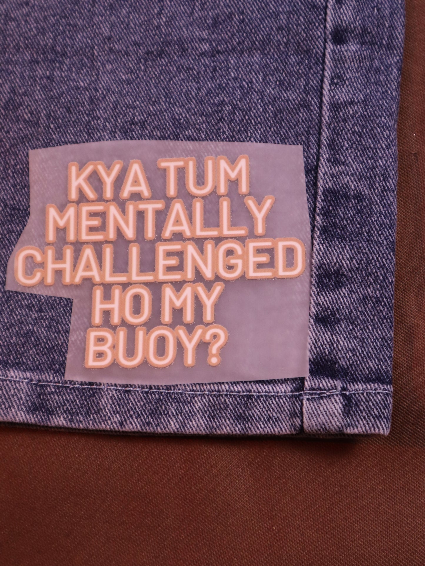 My Buoy Energy 🚤😂 | Iron-on Patch | Bindaas Bol