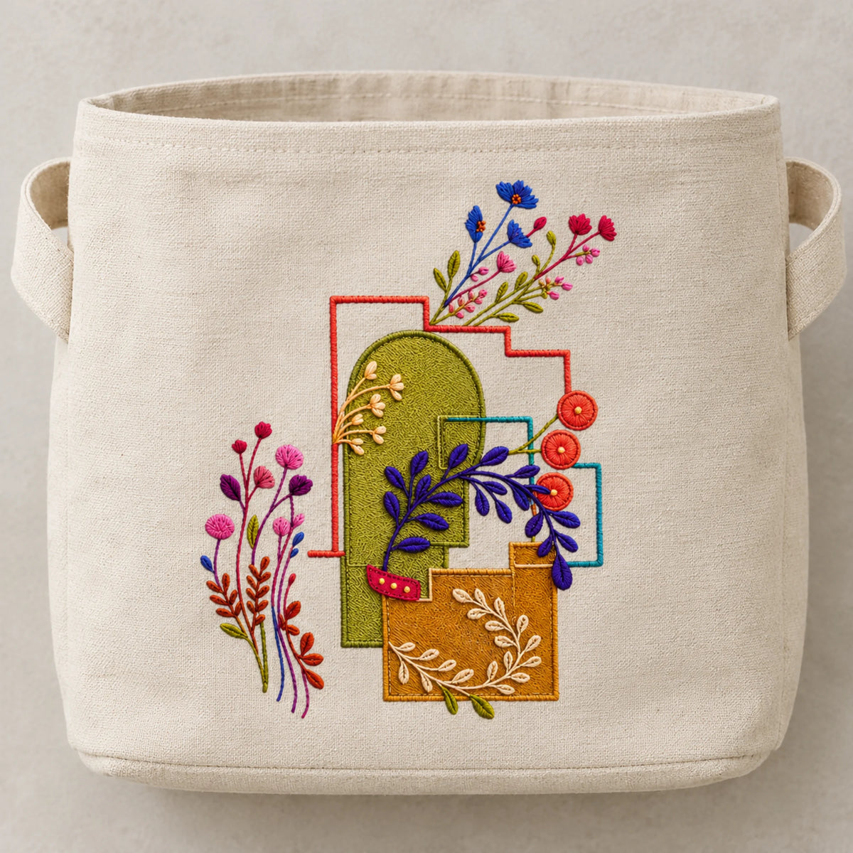Rangrekha embroidery-look iron-on patch | Thread Theory