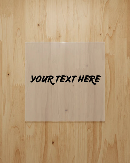 Customise Your Own Text | Iron-on Patch