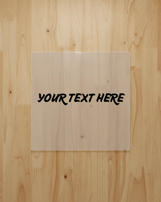 Customise Your Own Text | Iron-on Patch