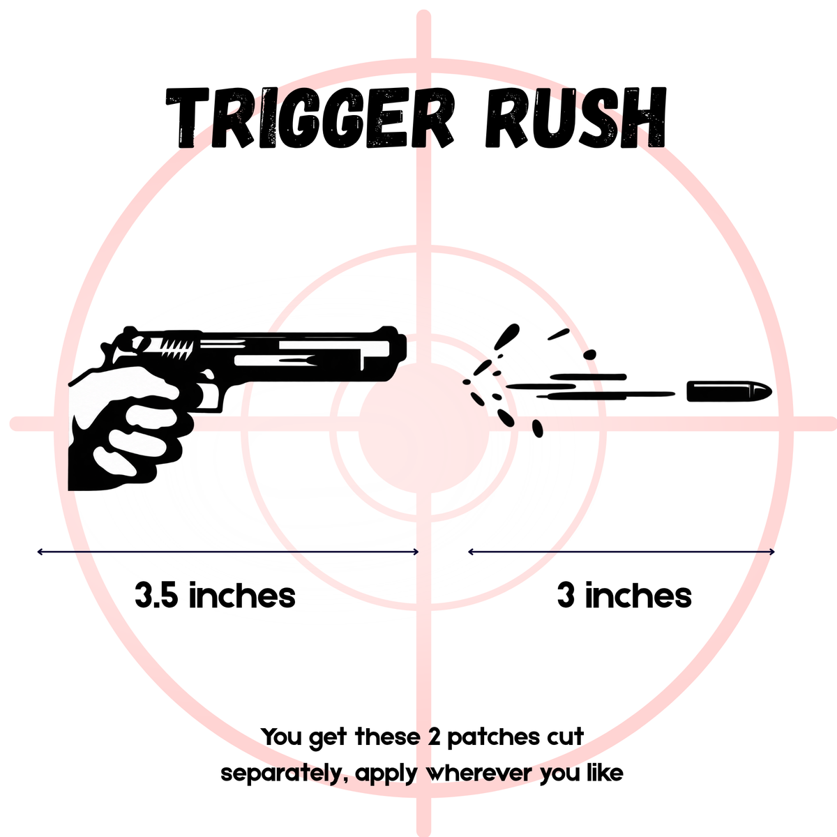 Trigger Rush | Laptop Makeover Pack | Hard Surface Patches Set