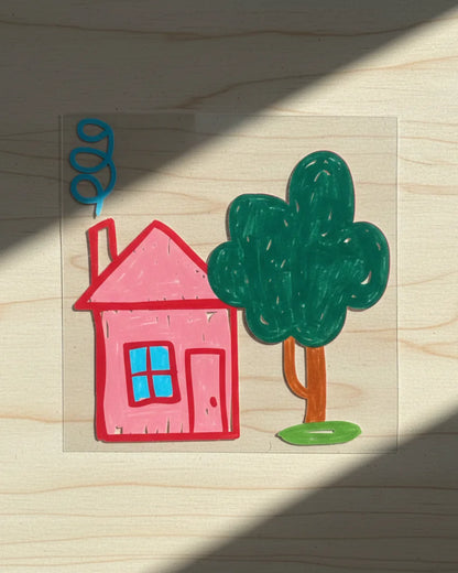 The Red Roof | Iron-on Patch | Meadow Manor