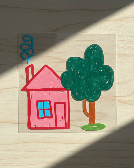 The Red Roof | Iron-on Patch | Meadow Manor