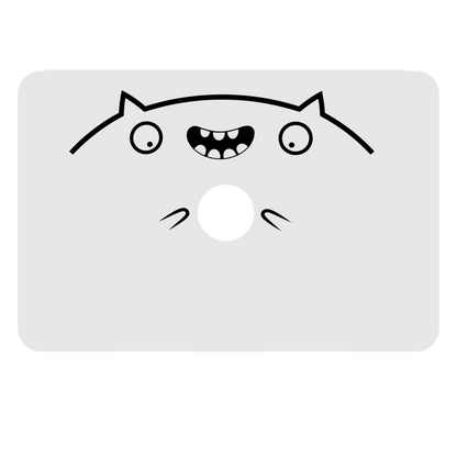 Whisker Monster | Laptop Makeover Pack | Hard Surface Patches Set