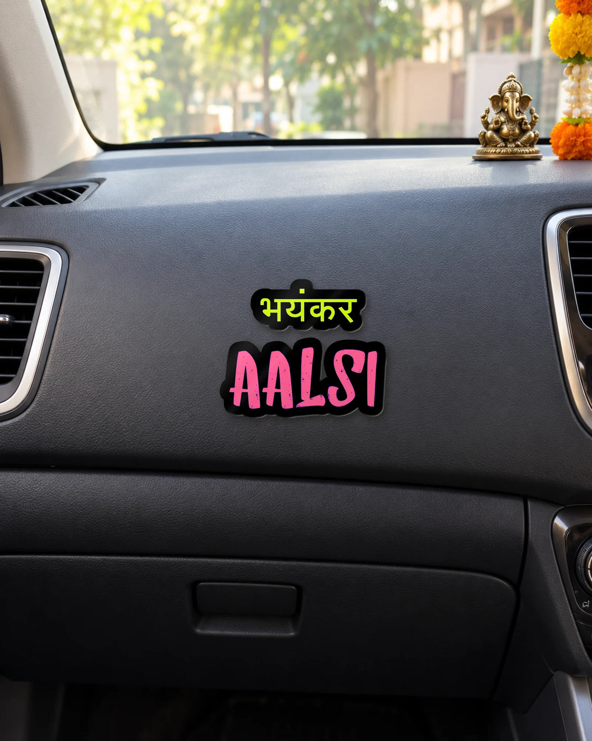 भयकर AALSI sticker mockup