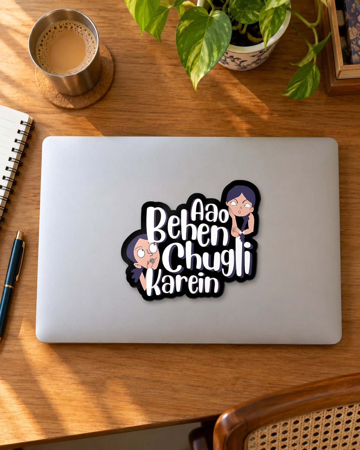 Aao Behen Chugli Karein hard surface patch mockup
