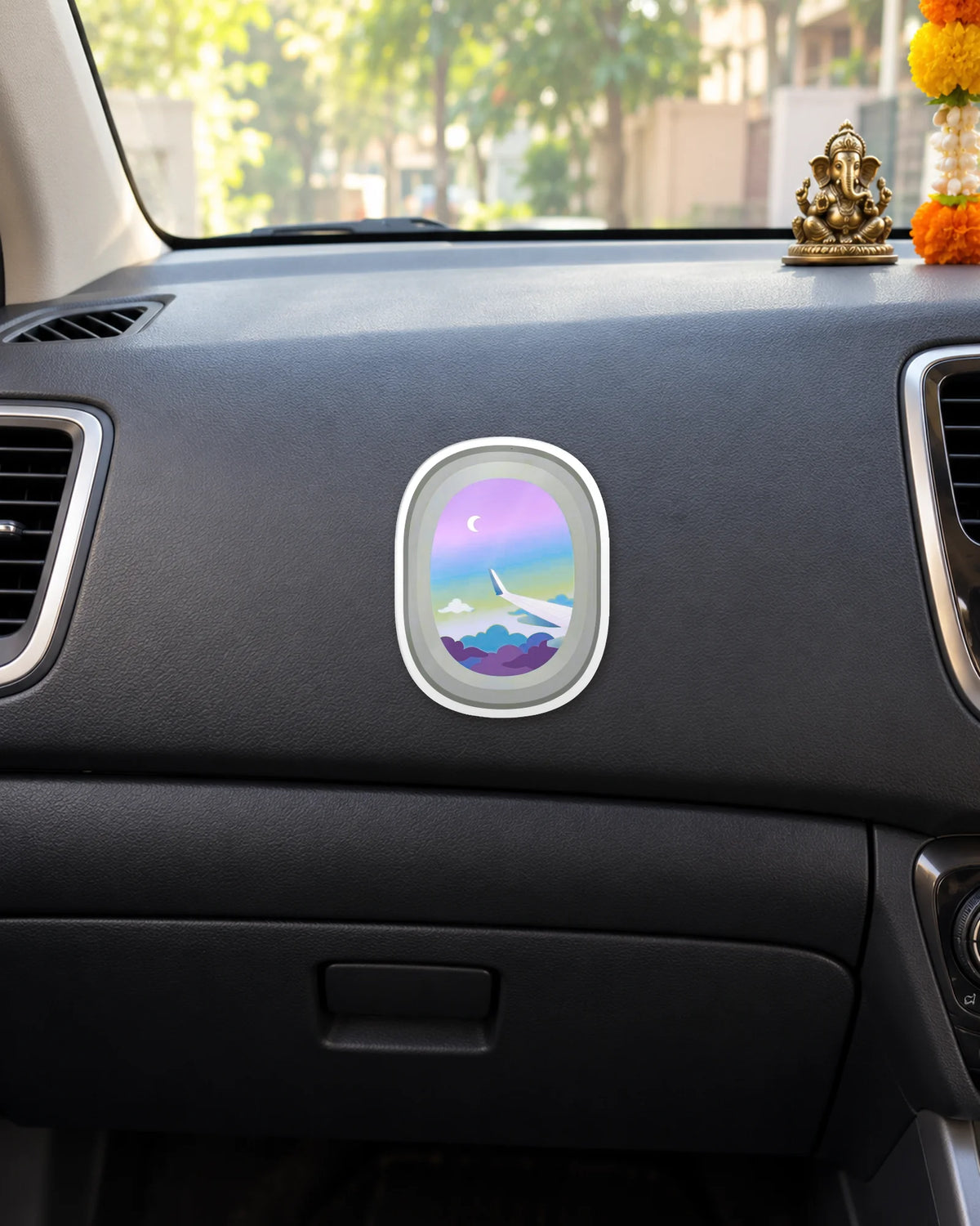 Above the Noise sticker mockup