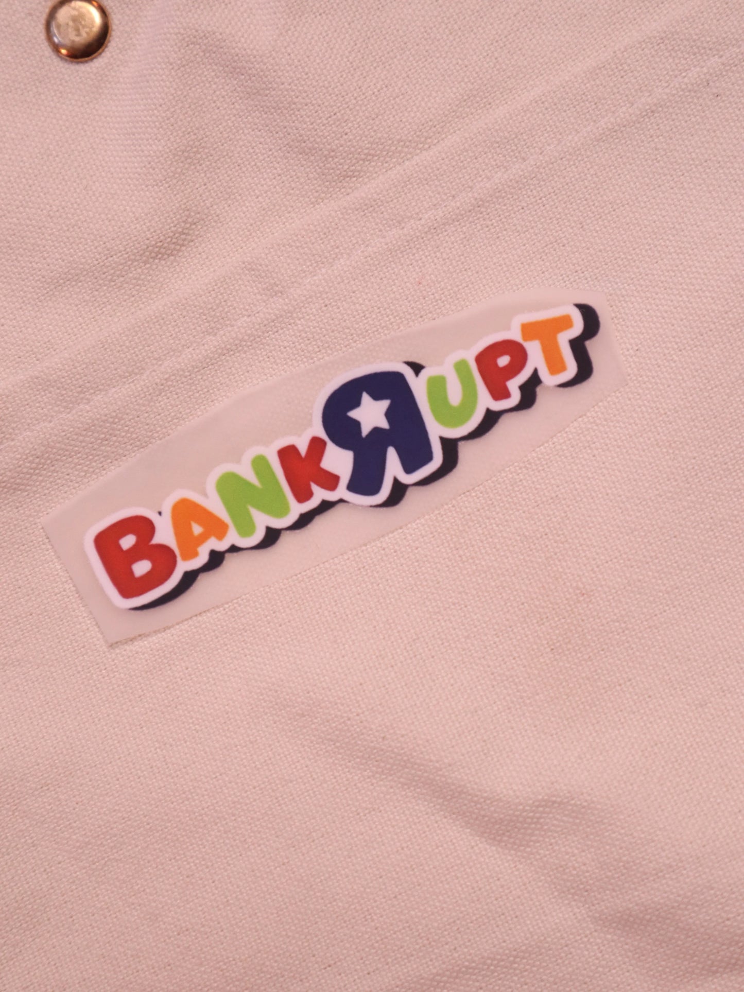 Bankrupt | Iron-on Patch | Moodvertising