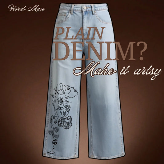 Floral Muse | Denim Stories | Iron-On Patch Set