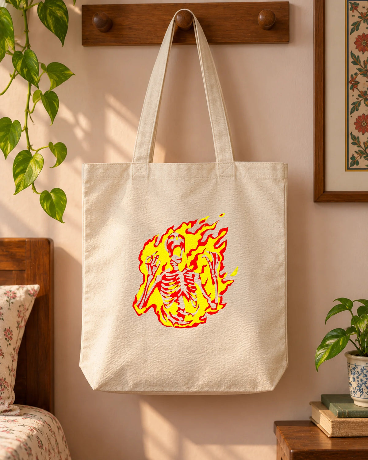 Afterburn iron-on patch on clothes