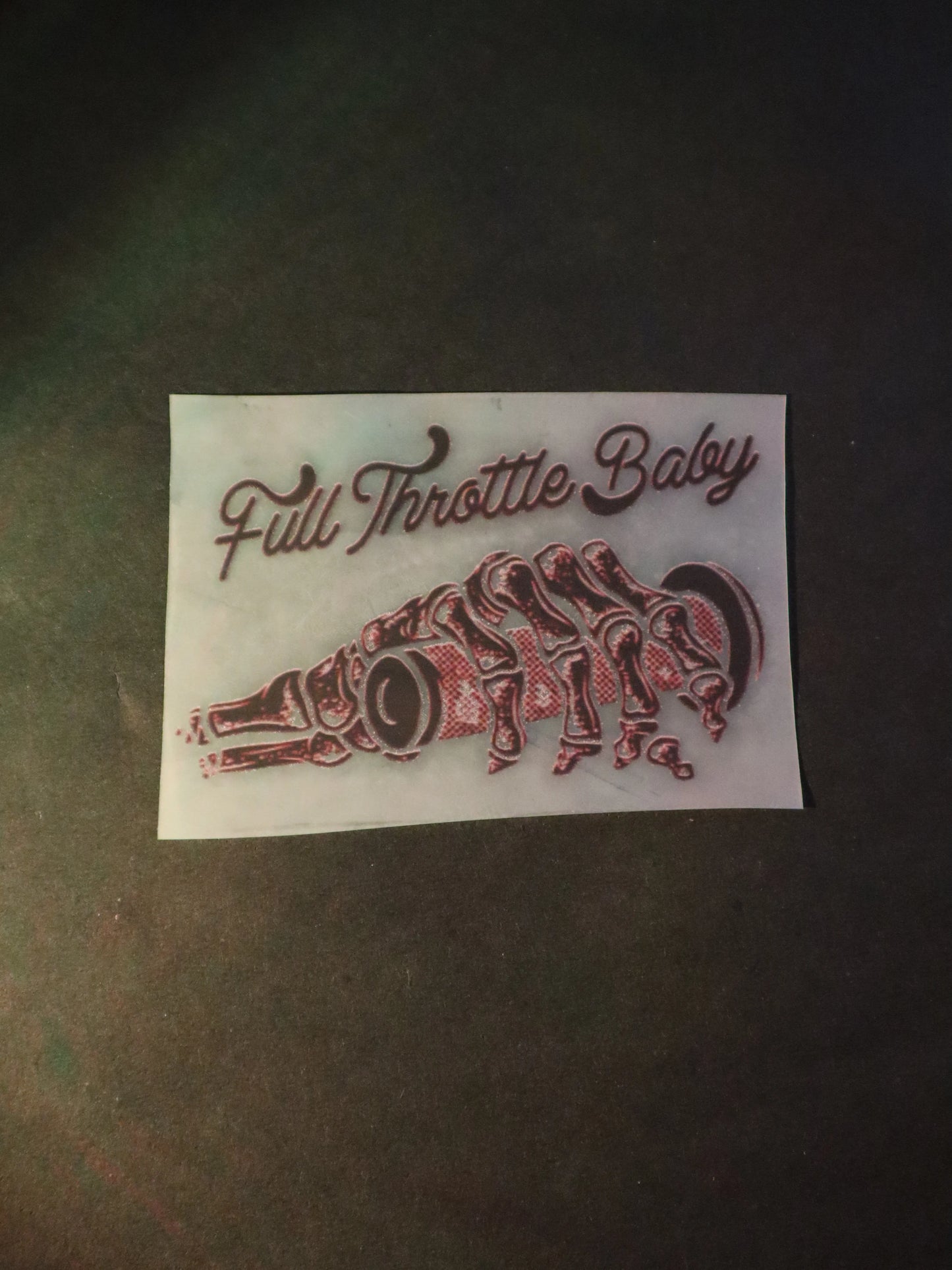 Full Throttle Baby | Iron-on Patch | Rider's Creed